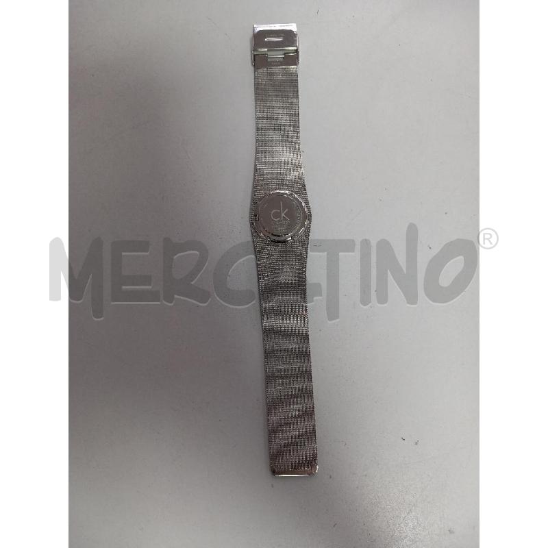 OROLOGIO DA POLSO CALVIN KLEIN ARGENTATO | Mercatino dell'Usato Roma porta di roma 3