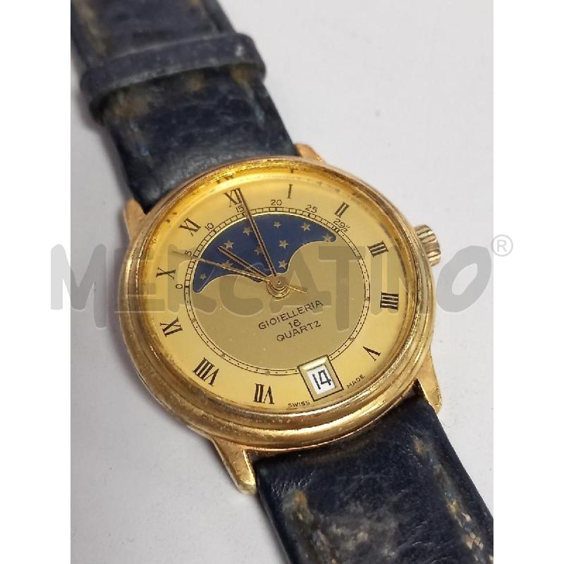 OROLOGIO DA POLSO GROVANA MOON PHASE C/DA RIV | Mercatino dell'Usato Roma porta di roma 2