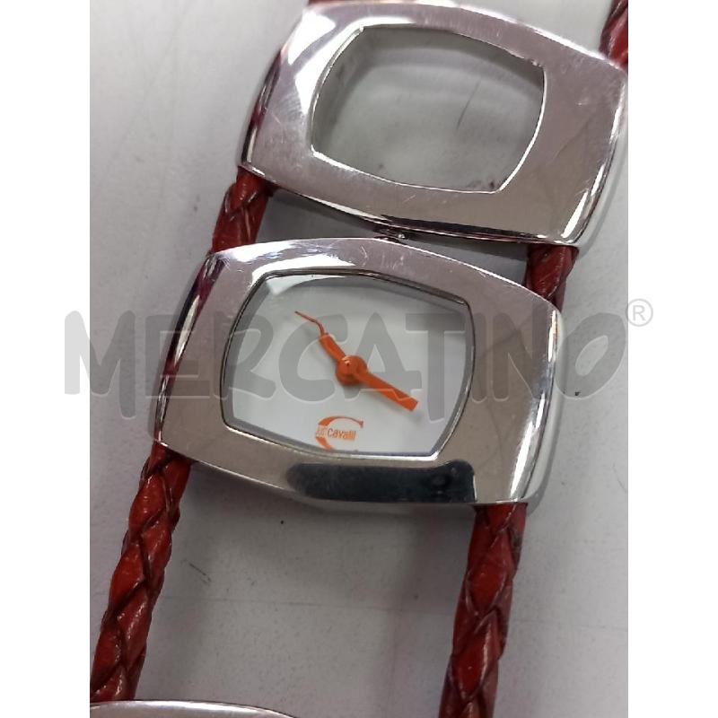 OROLOGIO DA POLSO JUST CAVALLI CINTURINO PELLE ROSSO | Mercatino dell'Usato Roma porta di roma 2