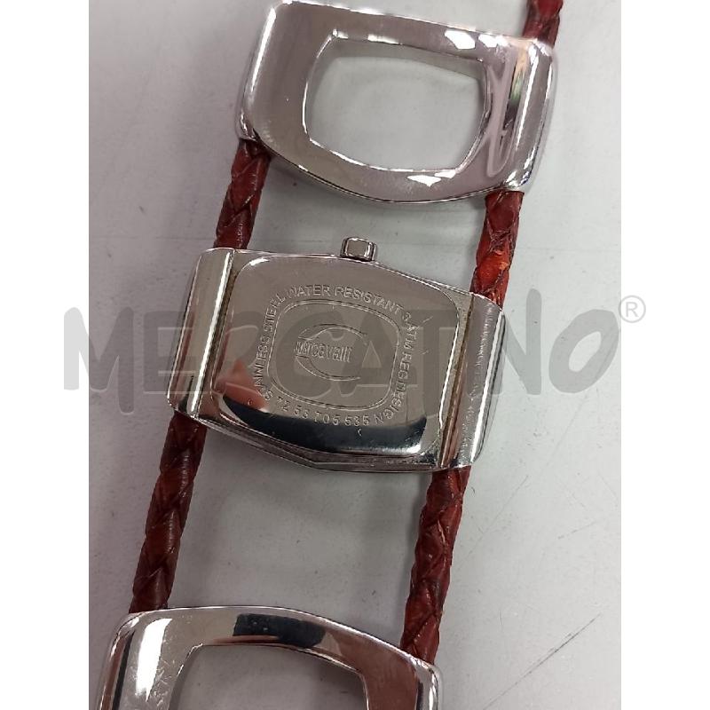 OROLOGIO DA POLSO JUST CAVALLI CINTURINO PELLE ROSSO | Mercatino dell'Usato Roma porta di roma 3