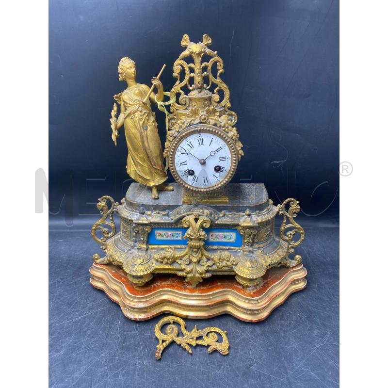 OROLOGIO DA TAVOLO LIBERTY OTTONE FRANCESE | Mercatino dell'Usato Roma porta di roma 1