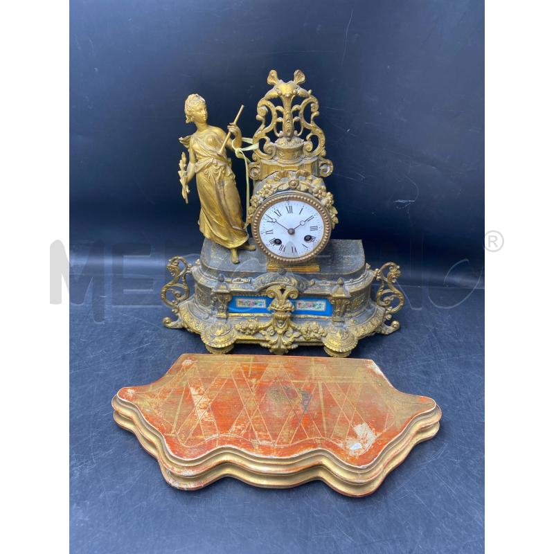 OROLOGIO DA TAVOLO LIBERTY OTTONE FRANCESE | Mercatino dell'Usato Roma porta di roma 2