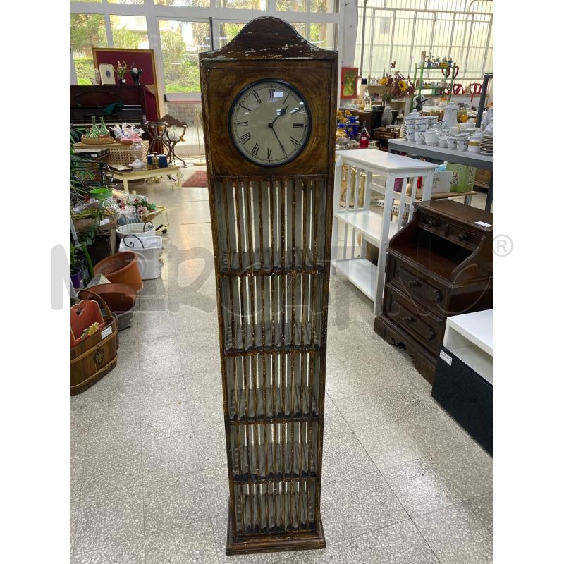 OROLOGIO DA TERRA CON PORTA CD | Mercatino dell'Usato Roma porta di roma 1