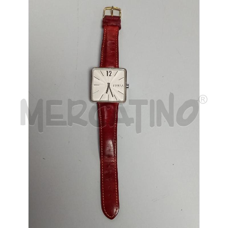OROLOGIO FURLA C/ ROSSO PELLE | Mercatino dell'Usato Roma porta di roma 1