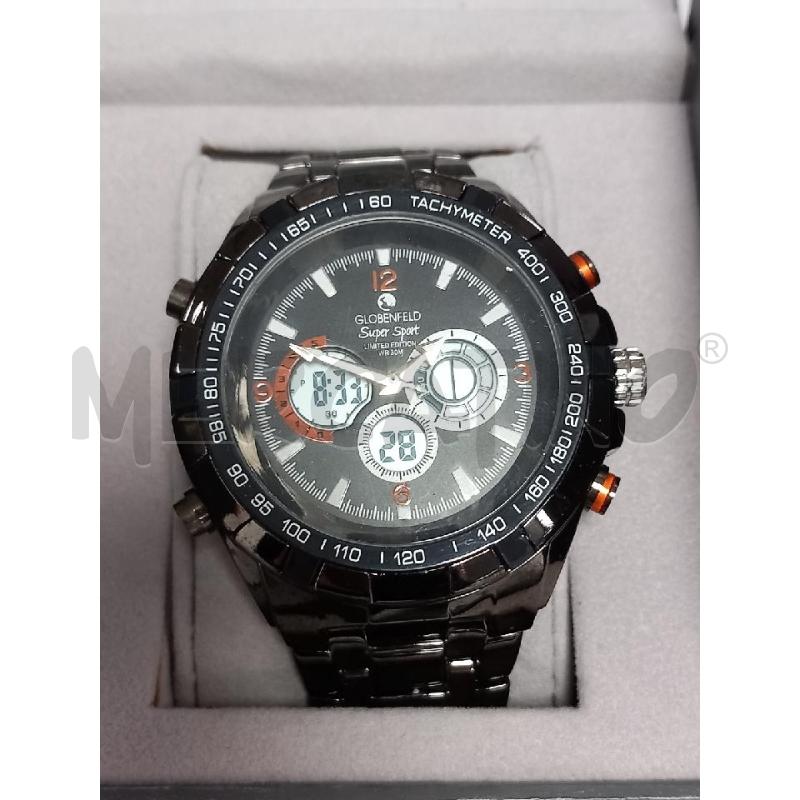 OROLOGIO GLOBENFELD SUPER SPORT NERO | Mercatino dell'Usato Roma porta di roma 2