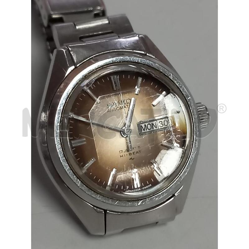 OROLOGIO SEIKO AUTOMATICO ARGENTATO QUADRANTE MARRONE | Mercatino dell'Usato Roma porta di roma 2