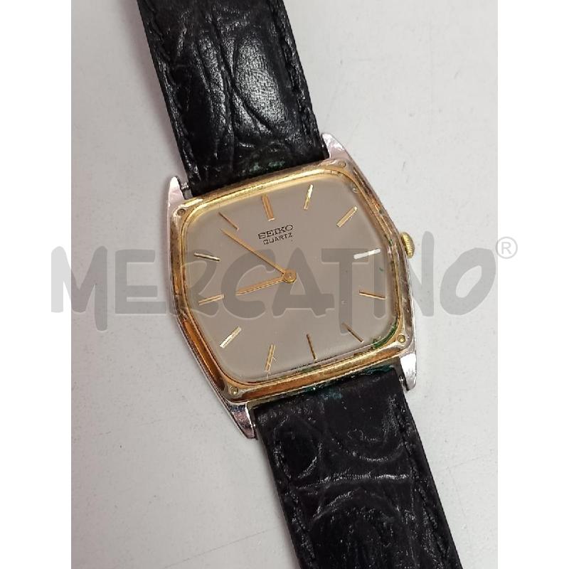OROLOGIO SEIKO NERO QUADRANTE DORATO | Mercatino dell'Usato Roma porta di roma 2