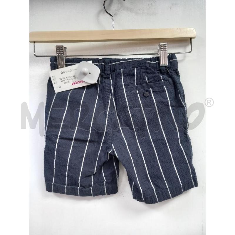 PANTALONCINO B IL GUFO BLU RIGHE BIANCO | Mercatino dell'Usato Roma porta di roma 2
