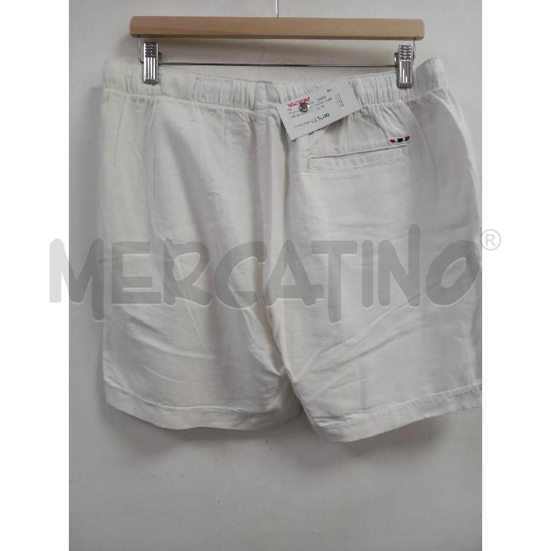 PANTALONCINO UOMO NAPAPIJRI BIANCO | Mercatino dell'Usato Roma porta di roma 2