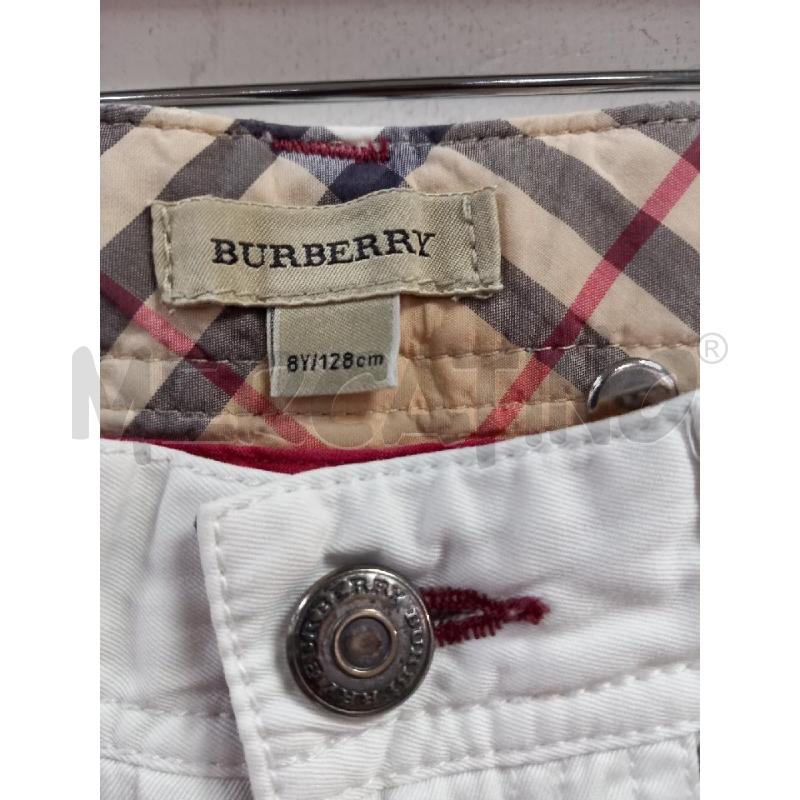 PANTALONE B BURBERRY BIANCO | Mercatino dell'Usato Roma porta di roma 2