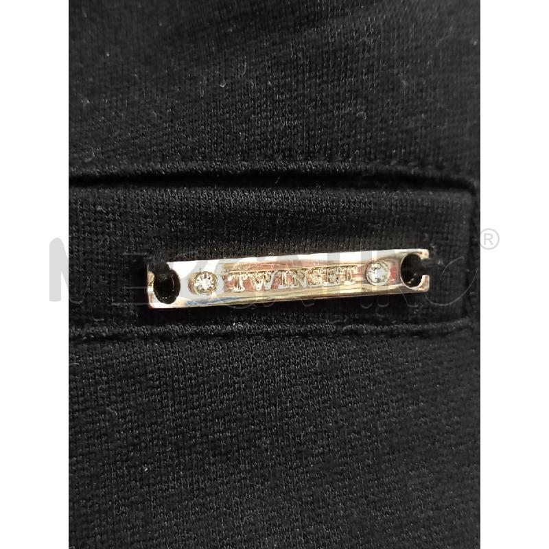 PANTALONE B TWINSET NERO | Mercatino dell'Usato Roma porta di roma 3
