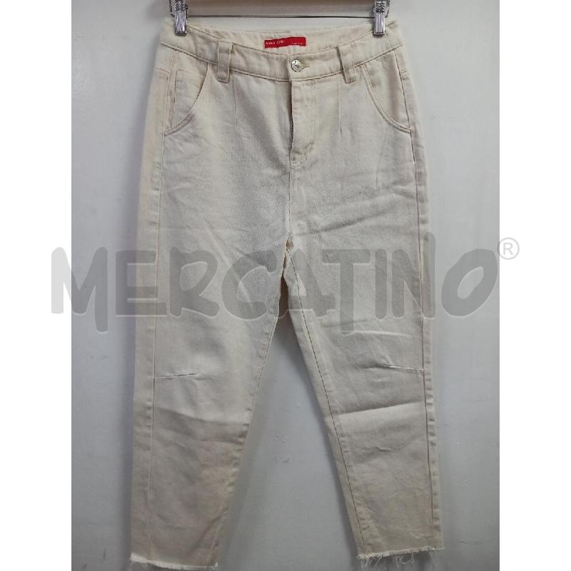 PANTALONE DONNA BEIGE ESE-Y | Mercatino dell'Usato Roma porta di roma 1