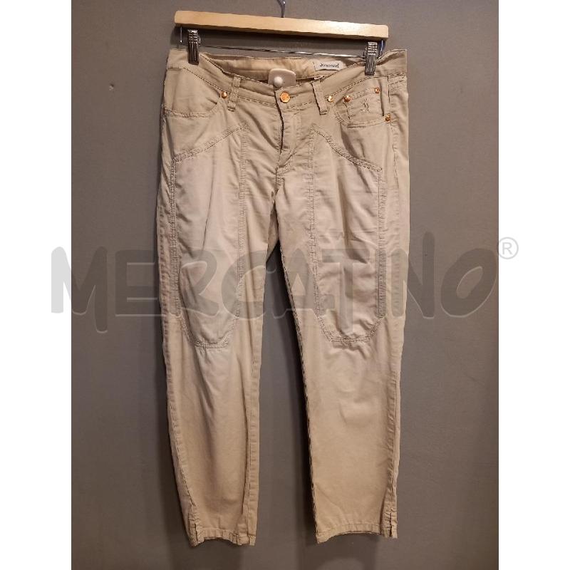 PANTALONE DONNA JECKERSON BEIGE | Mercatino dell'Usato Roma porta di roma 1