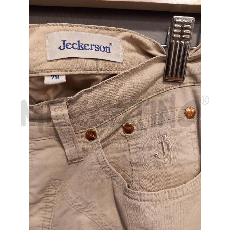 PANTALONE DONNA JECKERSON BEIGE | Mercatino dell'Usato Roma porta di roma 4