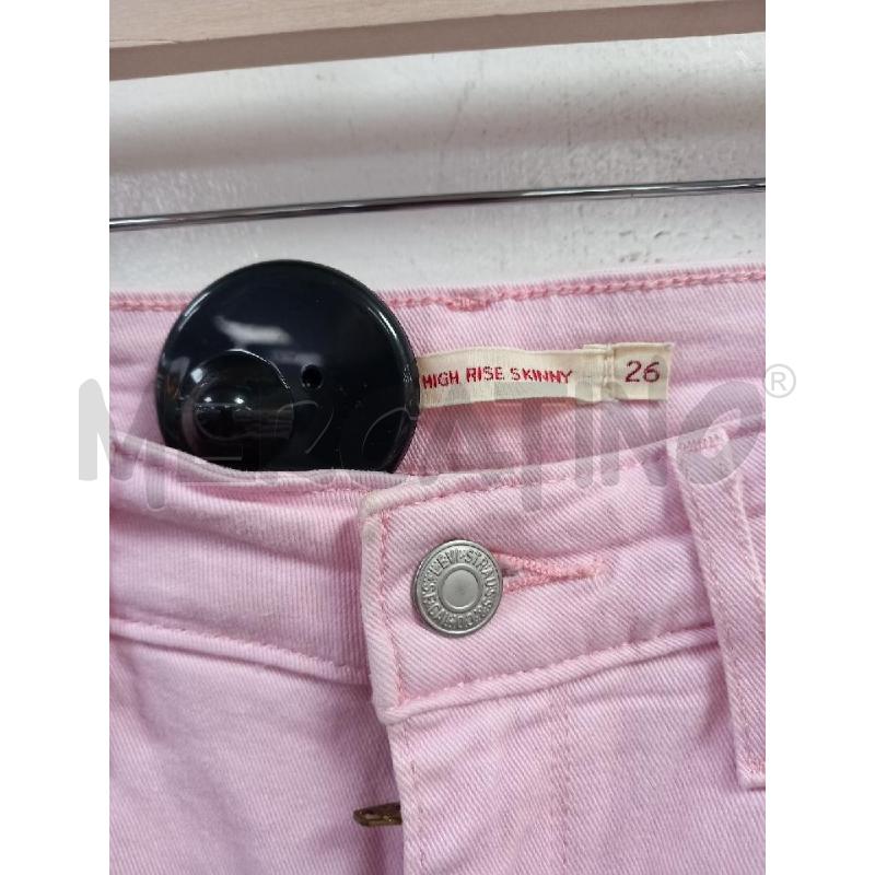 PANTALONE DONNA LEVIS ROSA | Mercatino dell'Usato Roma porta di roma 2