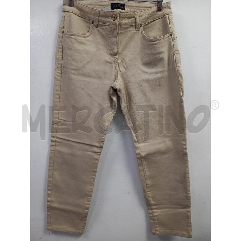 PANTALONE DONNA LUISA SPAGNOLI BEIGE | Mercatino dell'Usato Roma porta di roma 1
