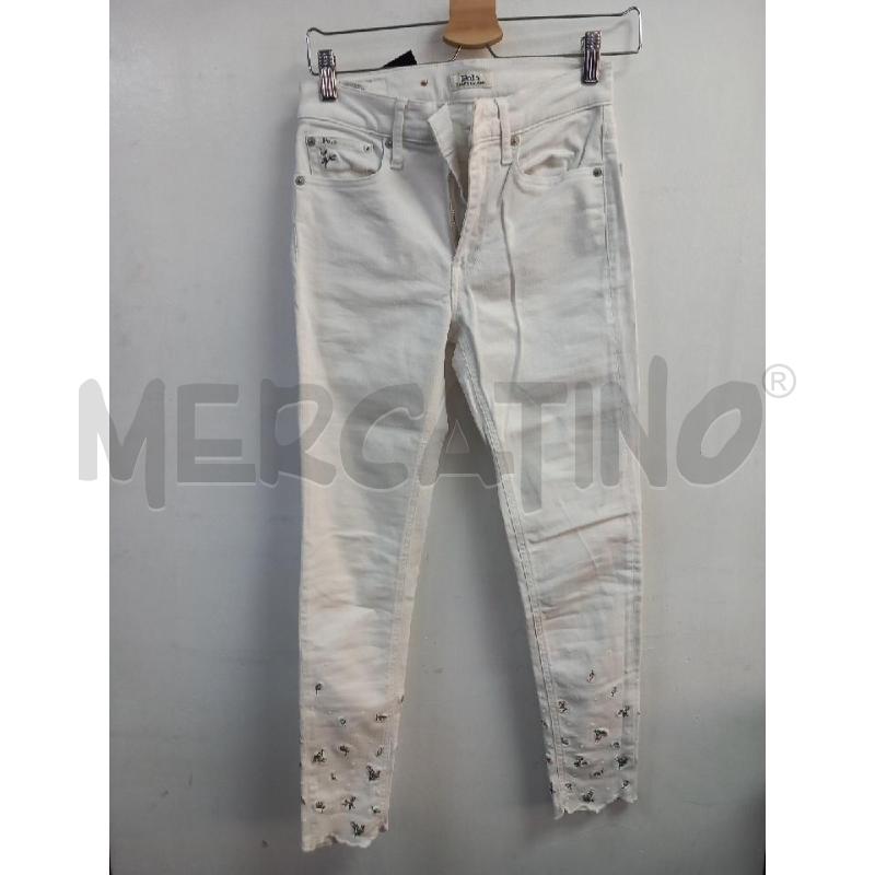 PANTALONE DONNA POLO RALPH LAUREN BIANCHI FIORELLINI | Mercatino dell'Usato Roma porta di roma 1
