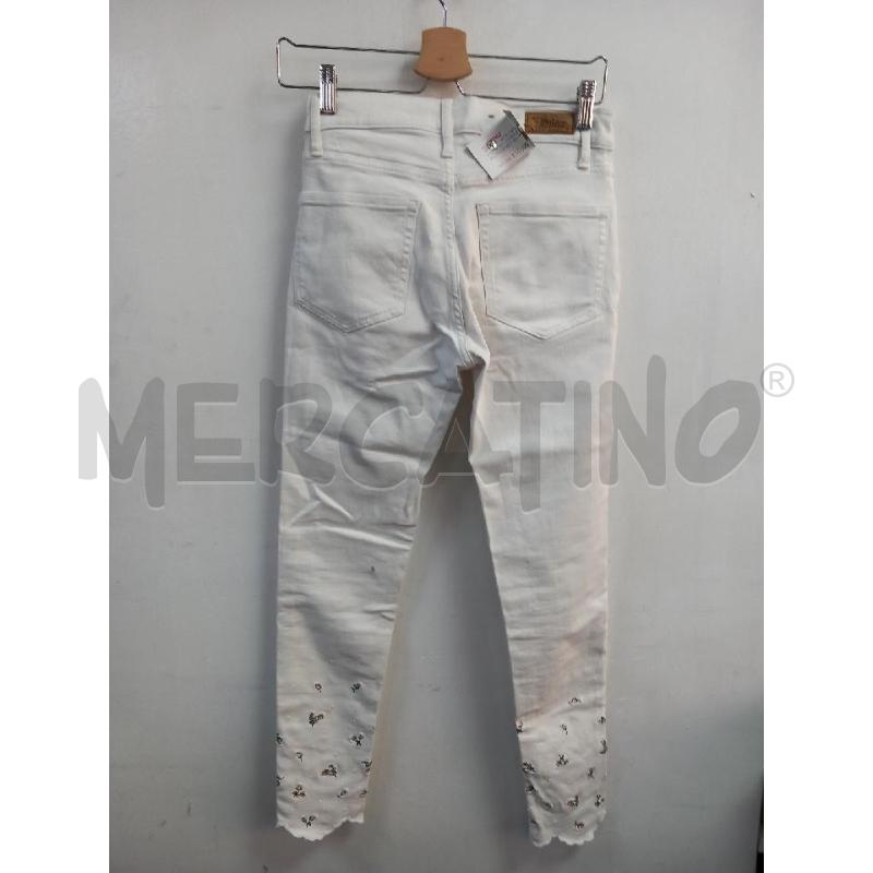 PANTALONE DONNA POLO RALPH LAUREN BIANCHI FIORELLINI | Mercatino dell'Usato Roma porta di roma 2
