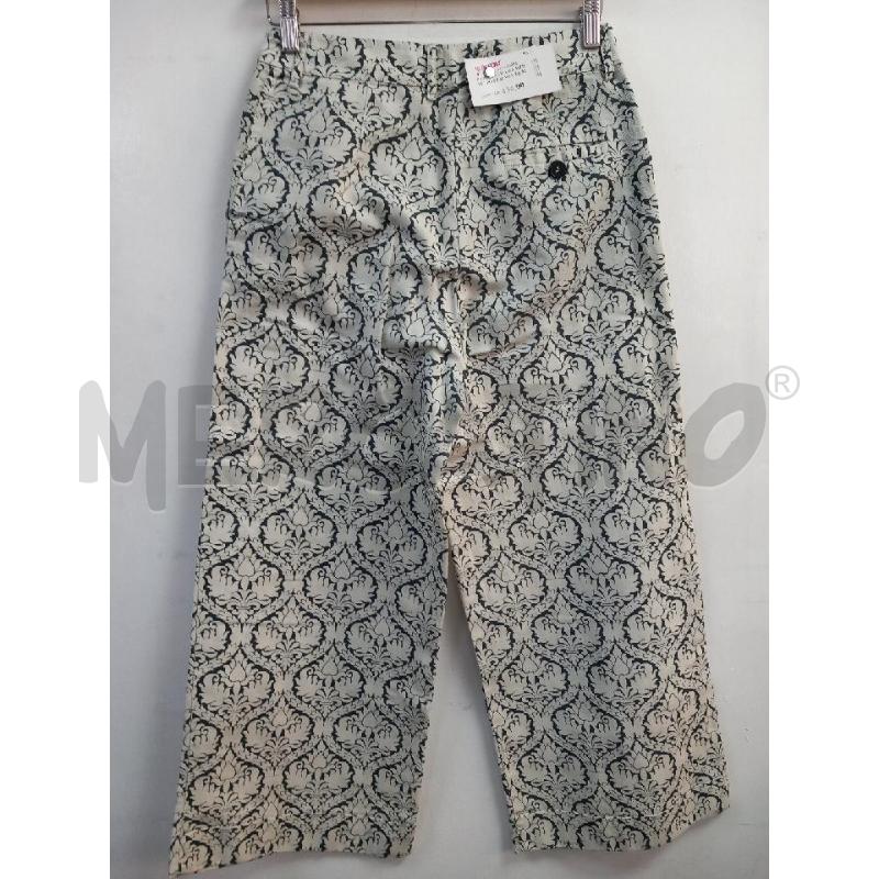 PANTALONE DONNA TWIN SET BIA FANTASIA LINO E COTONE | Mercatino dell'Usato Roma porta di roma 2
