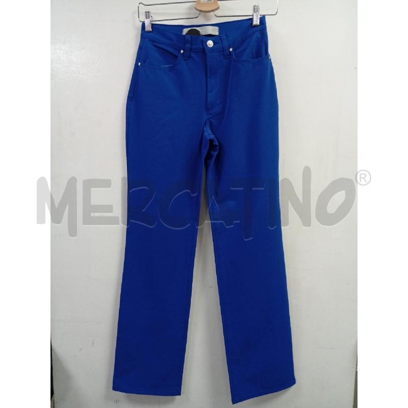 PANTALONE DONNA VERSACE COUTURE BLU | Mercatino dell'Usato Roma porta di roma 1