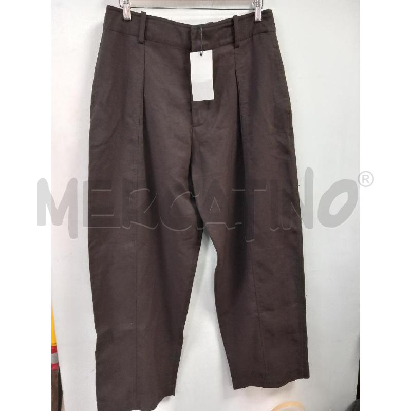 PANTALONE DONNA ZARA MARRONE | Mercatino dell'Usato Roma porta di roma 1