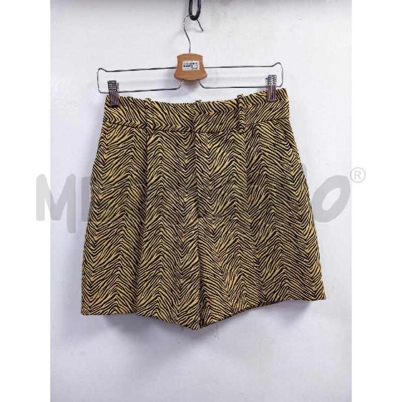 PANTALONE DONNA ZARA TIGRATO GIALLO NERO | Mercatino dell'Usato Roma porta di roma 1
