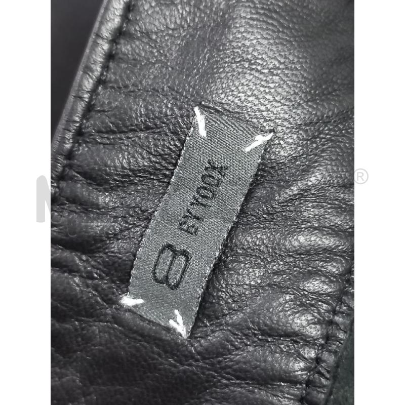 PANTALONE D 8 BY YOOX PELLE NERO AGNELLO | Mercatino dell'Usato Roma porta di roma 2