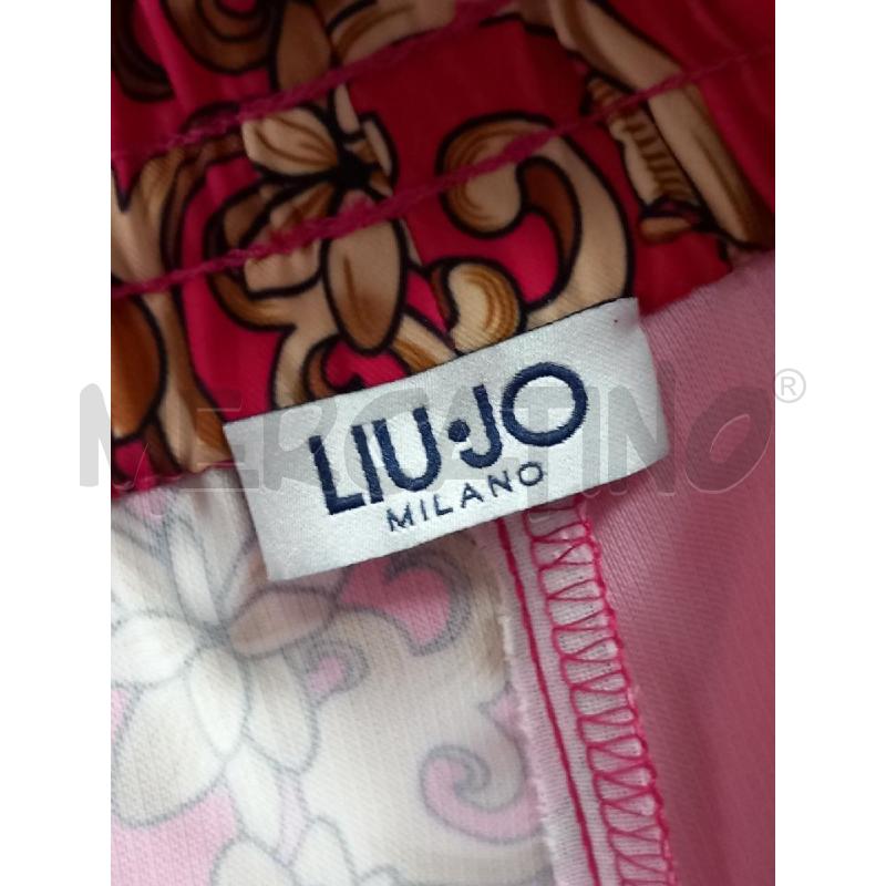 PANTALONE D LIU JO ROSA FARFALLE | Mercatino dell'Usato Roma porta di roma 2