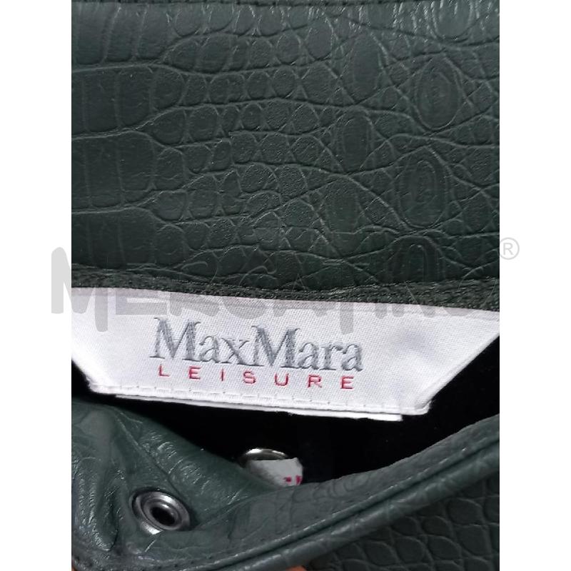 PANTALONE D MAX MARA VERDE STAMPA PITONE | Mercatino dell'Usato Roma porta di roma 2