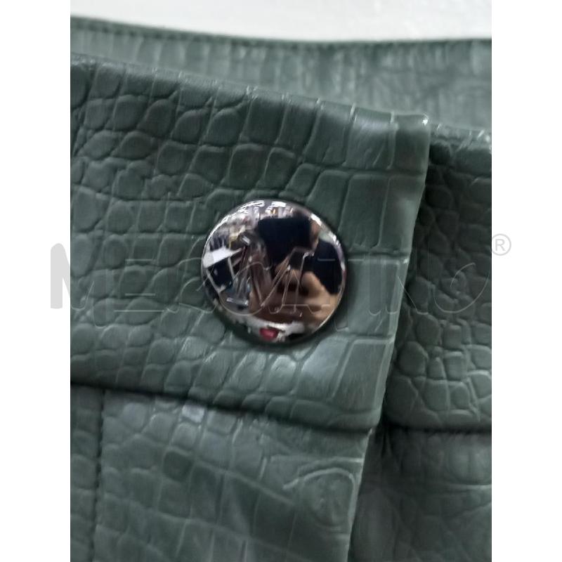 PANTALONE D MAX MARA VERDE STAMPA PITONE | Mercatino dell'Usato Roma porta di roma 3
