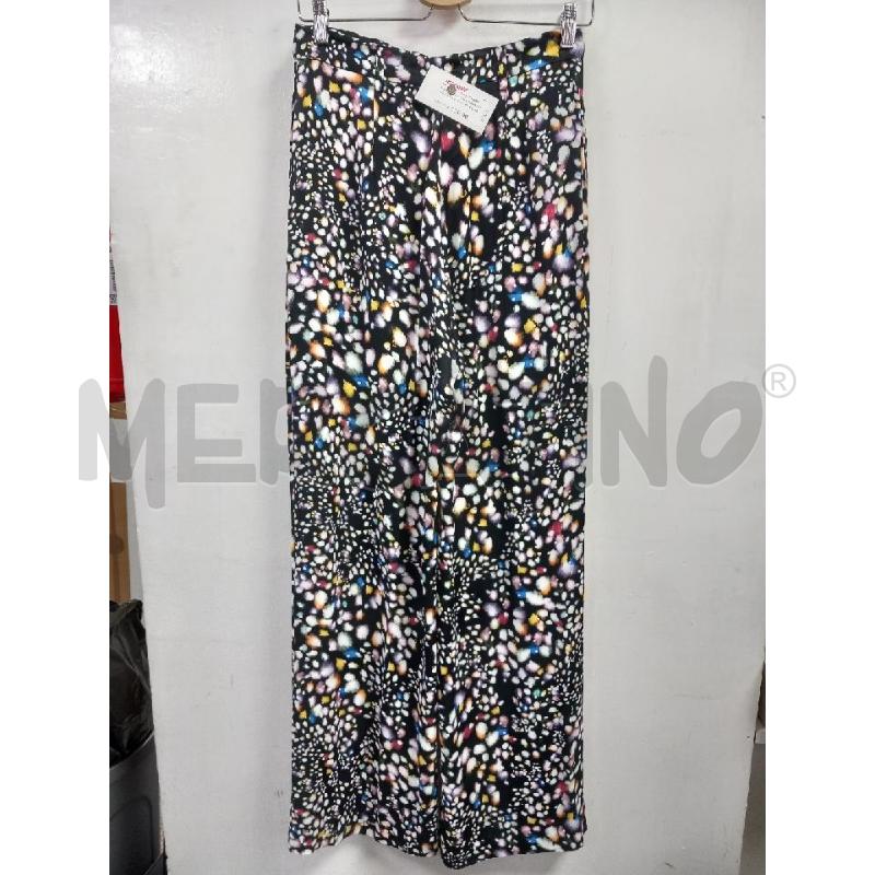 PANTALONE D SE MAX&CO NERO FANTASIA MULTICOLOR | Mercatino dell'Usato Roma porta di roma 2