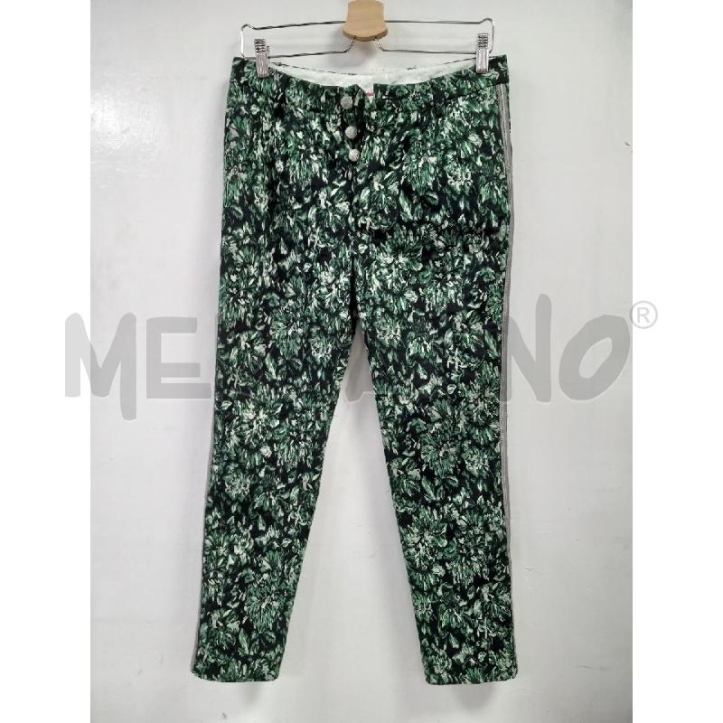 PANTALONE D TRES CHIC SARTORIAL NERO VERDE | Mercatino dell'Usato Roma porta di roma 1