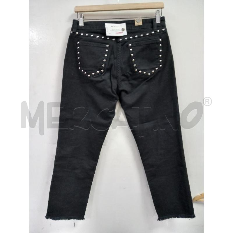 PANTALONE D TWINSET NERO BORCHIE | Mercatino dell'Usato Roma porta di roma 2