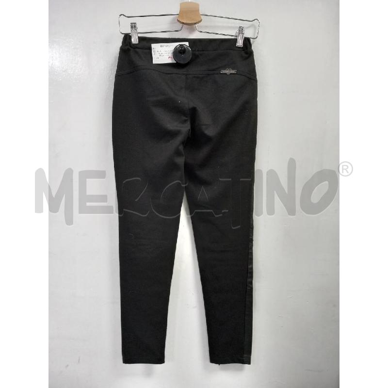 PANTALONE D TWINSET NERO PELLE SIMONA BARBIERI | Mercatino dell'Usato Roma porta di roma 2