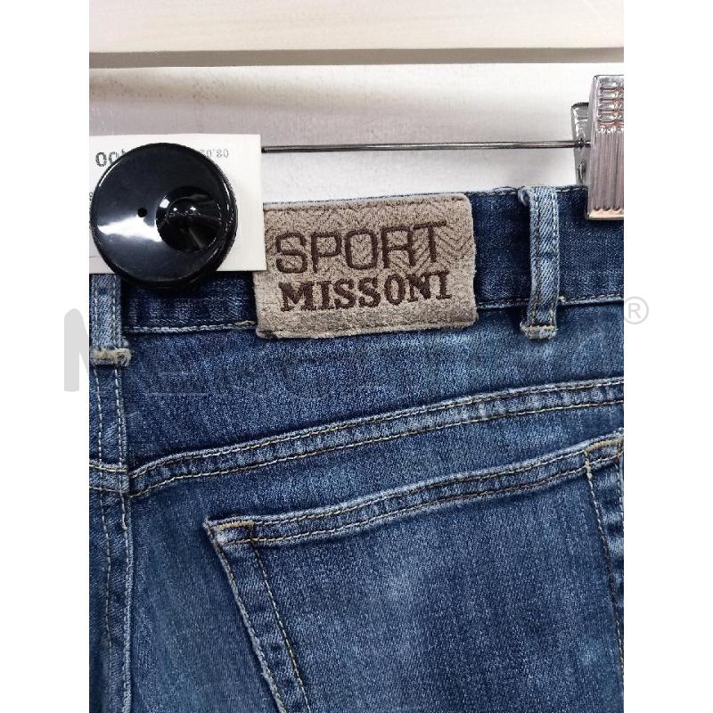 PANTALONE U MISSONI SPORT BLU DENIM | Mercatino dell'Usato Roma porta di roma 3