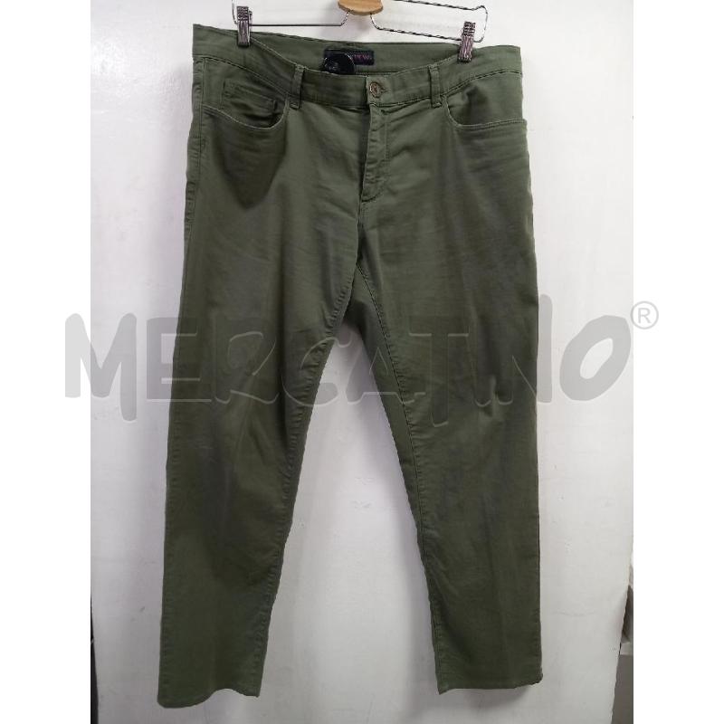 PANTALONE U TRUSSARDI JEANS VERDE | Mercatino dell'Usato Roma porta di roma 1