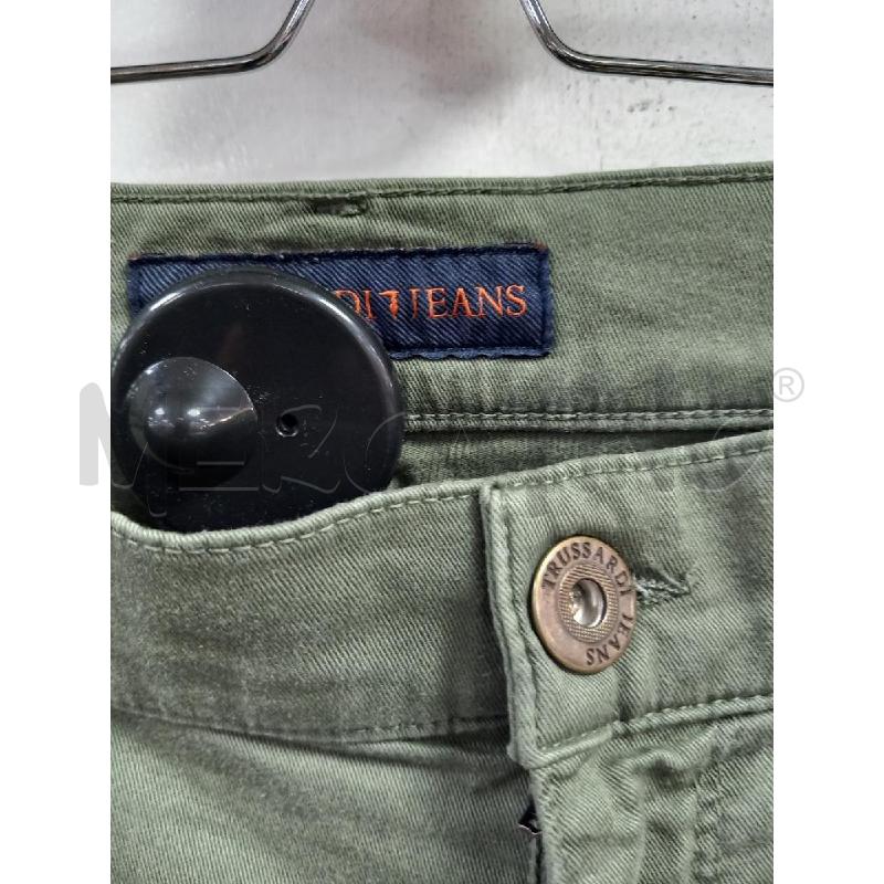 PANTALONE U TRUSSARDI JEANS VERDE | Mercatino dell'Usato Roma porta di roma 2