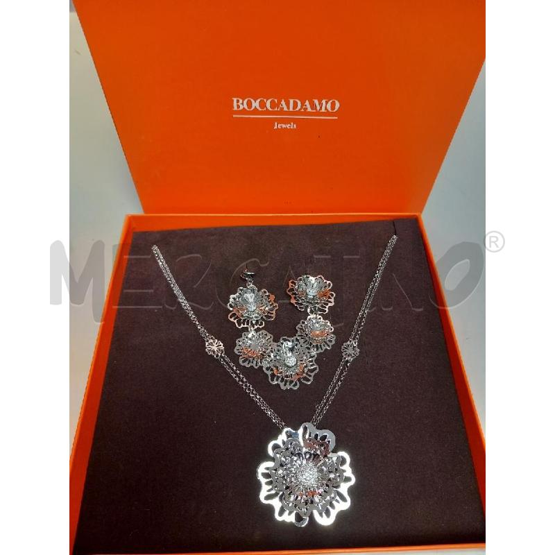 PARURE BOCCADAMO COLLANA+ BRACCIALE FIORI | Mercatino dell'Usato Roma porta di roma 1