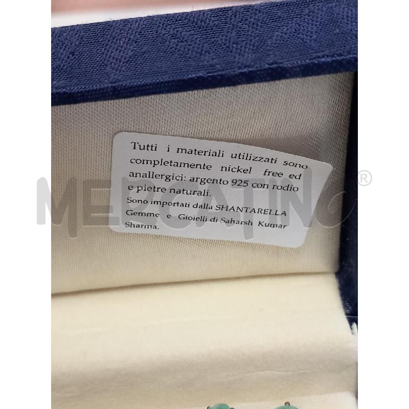 PARURE ORECCHINI ARG BLU ROSSO VERDE | Mercatino dell'Usato Roma porta di roma 3