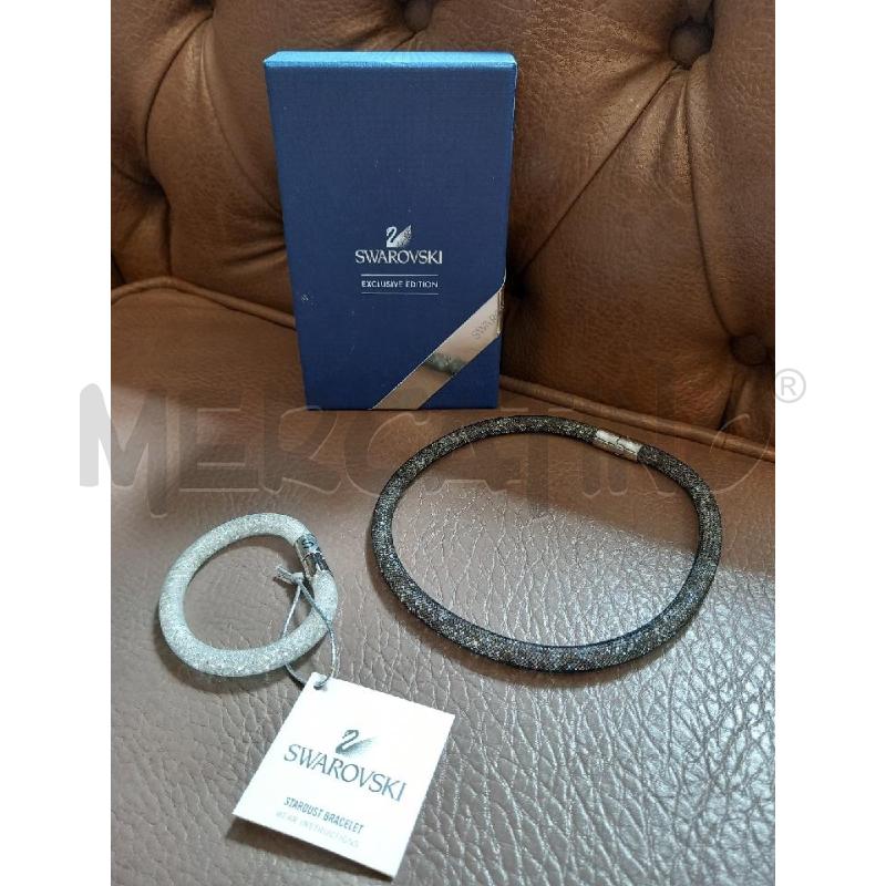 PARURE SWAROVSKI STARDUST BRACCIALE + GIROCOLLO | Mercatino dell'Usato Roma porta di roma 1