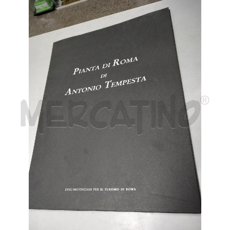 PIANTA DI ROMA DI ANTONIO TEMPESTA | Mercatino dell'Usato Roma porta di roma 1
