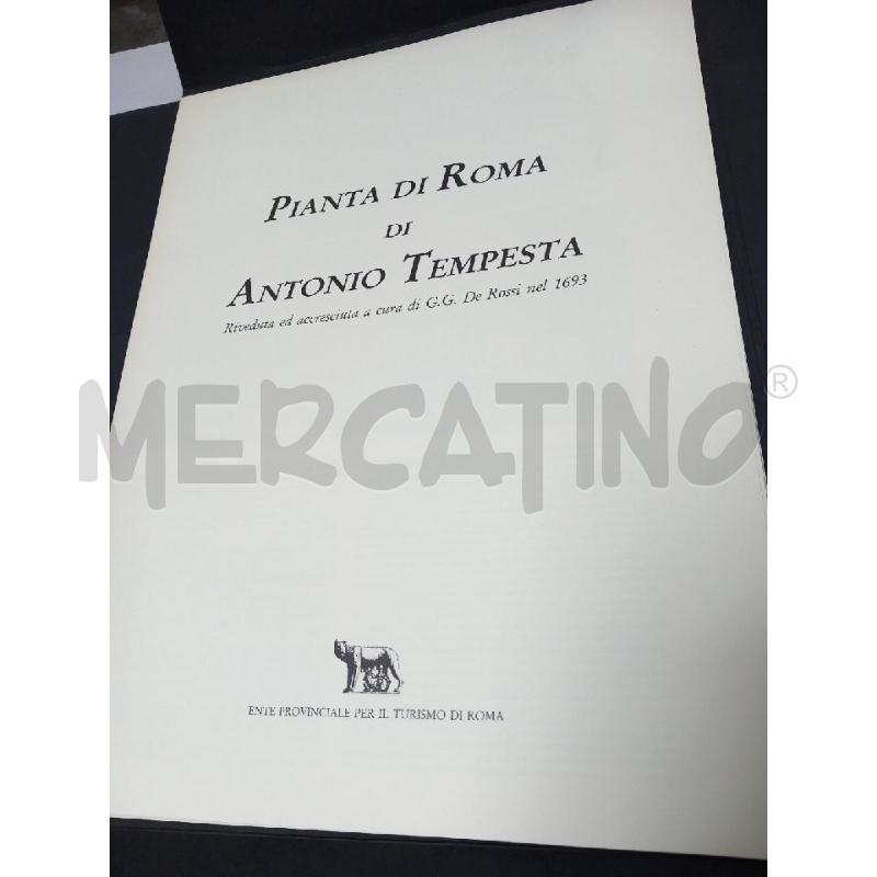 PIANTA DI ROMA DI ANTONIO TEMPESTA | Mercatino dell'Usato Roma porta di roma 2