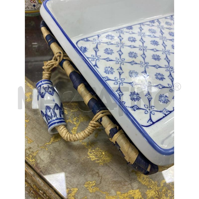 PIROFILA CER BIA BLU BASE VIMINI | Mercatino dell'Usato Roma porta di roma 3