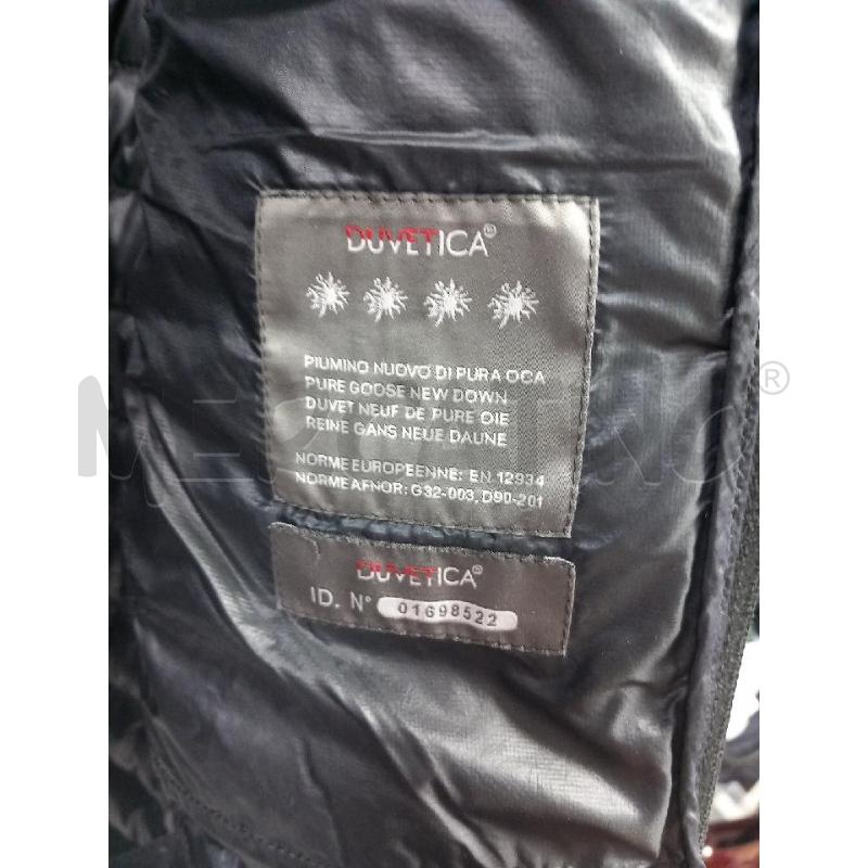 PIUMINO D DUVETICA NERO PELLICCIOTTO | Mercatino dell'Usato Roma porta di roma 4