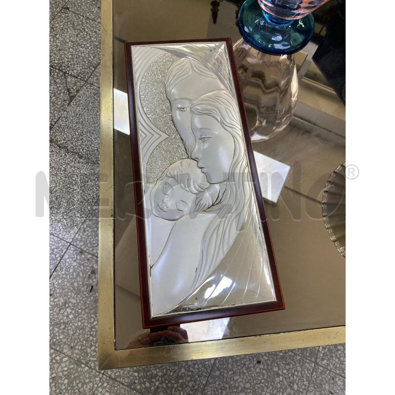PLACCA MADONNA ARG | Mercatino dell'Usato Roma porta di roma 1