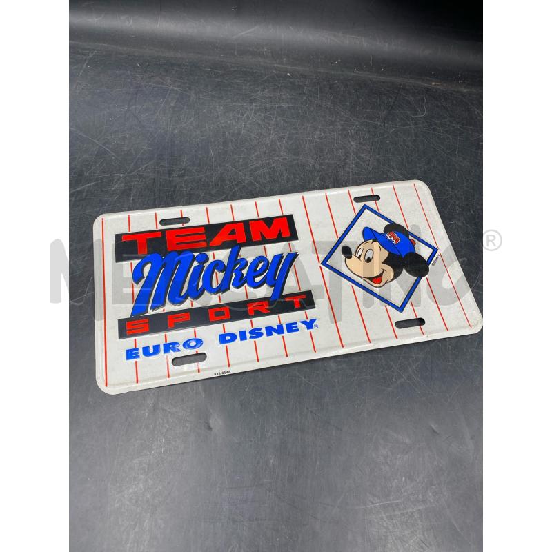 PLACCA  DISNEY | Mercatino dell'Usato Roma porta di roma 1