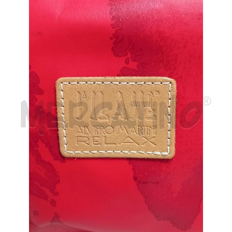 POCHETTE 1 CLASSE ALVIERO MARTINI RELAX ROSSO | Mercatino dell'Usato Roma porta di roma 2