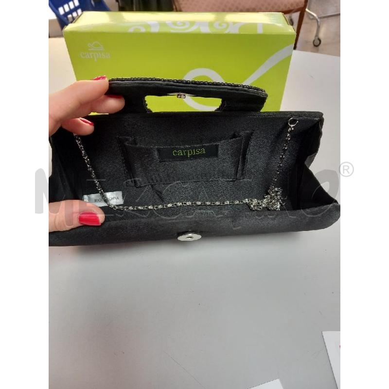 POCHETTE CARPISA NERA | Mercatino dell'Usato Roma porta di roma 3