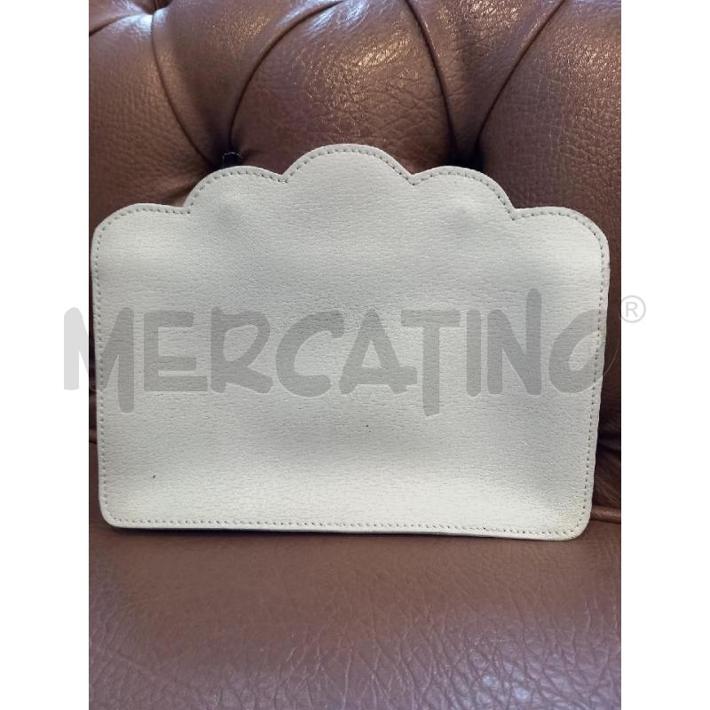 POCHETTE FURLA PELLE CELESTE | Mercatino dell'Usato Roma porta di roma 3