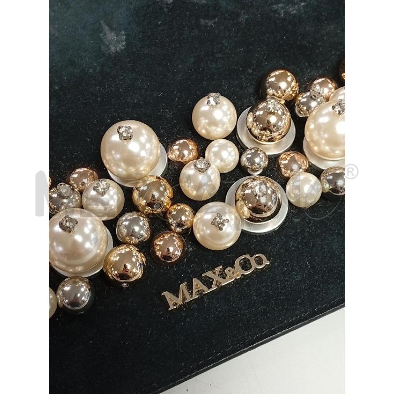 POCHETTE MAX&CO NERO PERLE | Mercatino dell'Usato Roma porta di roma 2